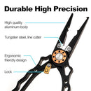 JOE CAST NEWPORT MULTIFUNCTIONAL FISHING PLIERS CUTS BRAIDED/FLUOROCARBON -BLK - Brand New