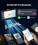 FOXPARK WIRELESS APPLE CARPLAY SCREEN - SUNLIGHT READABLE 7.2" RC07 - BLACK - Like New