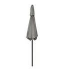 ASTELLA 9 FT. STEEL MARKET PUSH TILT PATIO UMBRELLA IN POLYESTER TAUPE - GRAY - Like New