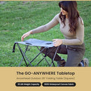 ARROWHEAD OUTDOOR 26” (66CM) PORTABLE CAMPING FOLDING TABLE KKS0228U - GREEN - Like New