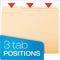 Pendaflex File Folders, Letter Size, 1/3 Cut, Manila, 250 per Box (752250) - Like New
