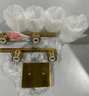 GENERIC 4 LIGHT BATHROOM LIGHT FIXTURE - GOLD - Like New