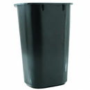 RUBBERMAID COMMERCIAL 295500BK DESKSIDE PLASTIC WASTEBASKET RECTANGULAR - BLACK - Like New