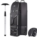 CHAMPKEY 1200D SOFT PADDED GOLF TRAVEL BAG WITH SUPPORT ROD - BLACK - Brand New