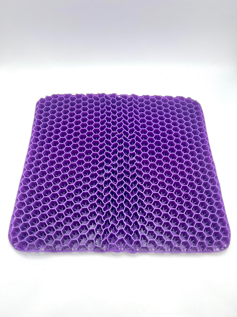 BMFEW Gel Seat Cushion, Double Thick Gel Cushion for Long Sitting - PURPLE - Like New
