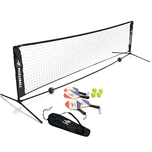 FILA COMPLETE PICKLE BALL LAWN SPORTS SET - 08-64287-4PC - - Scratch & Dent