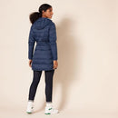AMAZON ESSENTIALS WOMEN REGULAR FIT HOODED PUFFER COAT NAVY XX-LARGE - Brand New