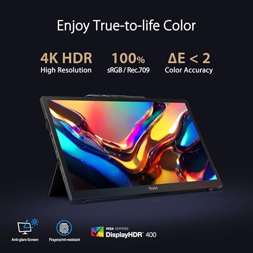 ASUS ProArt Display 15.6” 4K Pen Display PA169CDV - Black - Like New