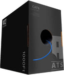 ATS CABLES CAT6 Plenum (CMP) Cable 1000FT. Network Analyzer ATS2286 - Blue Like New