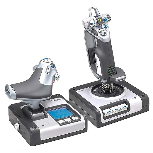 Logitech G X52 Flight Control System 945-000065 - Black - Like New