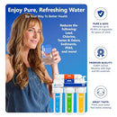EXPRESS WATER RO5DX, 5-STAGE UNDER SINK REVERSE OSMOSIS SYSTEM, 50 GPD - MULTI - Brand New