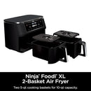 NINJA R-AD300CO FOODI 6-IN-1 10-QT. XL 2-BASKET AIR FRYER DUALZONE TECHNOLOGY - Like New