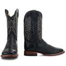 Boto Boots Men's Cowboy Broad Square Toe Boot, H8003, Black, Size 13 - Brand New