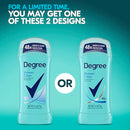 DEGREE ORIGINAL ANTIPERSPIRANT DEODORANT SHOWER 48-HOUR SWEAT & ODOR - BLUE - Brand New