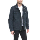 LEVI'S MENS WASHED COTTON MILITARY JACKET - SIZE M - NAVY - Brand New