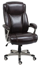 AMAZON BASICS BIG AND TALL EXECUTIVE OFFICE CHAIR LUMBAR SUPPORT - BROWN - Like New