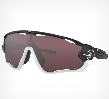 Oakley Men's 9290 Jawbreaker Shield Sunglasses - MATTE BLACK/PRISM ROAD BLACK - Like New