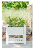 VITA CAMBRIDGE RAISED GARDEN BED 38 IN. L X 24 IN. W X 36 IN. H PLANTER - WHITE - Like New
