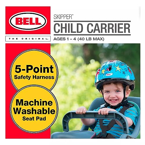BELL SPORTS SKIPPER CHILD BIKE SEAT - BLUE - Like New