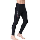 DIVE AND SAIL NEOPRENE WETSUIT PANTS 3MM/1.5MM LONG PANTS MEN 2XL BLACK - Brand New