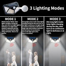 SUNSHINE STAR SOLAR LIGHTS OUTDOOR 100 LED 2 PACK SOLAR MOTION SENSOR - BLACK - Like New