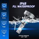 FAHREN HB4/9006 FOG LIGHT BULB 24000LM 6500K 2-PACK FA06F6A0514 - SILVER - Brand New