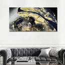 SchwartsCount Wall Art Canvas Abstract Art Paintings Black and Gold Fantasy - Like New