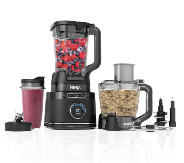 NINJA DETECT KITCHEN SYSTEM POWER BLENDER + PROCESSOR PRO TB401 - BLACK - Like New