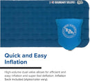 BIG AGNES BOUNDARY DELUXE INSULATED SLEEPING PAD 20X72 PBDIR23 - BLUE - Like New