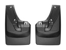 WeatherTech Custom No Drill Splash Guard MudFlaps (110109) Front Pair - Black - Brand New