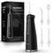 AquaSonic Elite Rechargeable Water Flosser with 4 Tips 4 Modes Portable - Black Like New
