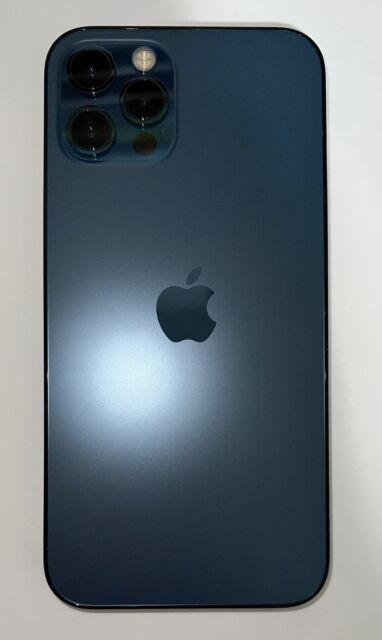 For Parts: Apple iPhone 12 Pro 5G AT&T - 256GB - Pacific Blue PHYSICAL DAMAGE