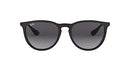 RAY-BAN RB4171 ERIKA ROUND - RUBBER BLACK/LIGHT GREY GRADIENT DARK GREY - 54 mm - Like New