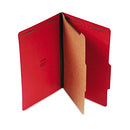 UNIVERSAL PRESSBOARD CLASSIFICATION FOLDER LEGAL 10/BOX UNV10213 - RED - Brand New