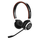 JABRA EVOLVE 65 SE LINK380A MS STEREO- BLUETOOTH HEADSET 6599-833-309 - BLACK - Like New