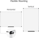 VIZ-PRO Magnetic Dry Erase Board, 36 X 24 Inches WB3624L - SILVER - Like New