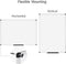 VIZ-PRO Magnetic Dry Erase Board, 36 X 24 Inches WB3624L - SILVER - Like New