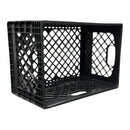GORILLA CRATE 24QT 3 PACK MILK CRATE - BLACK - Like New