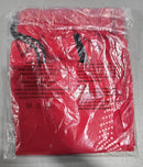 JUMPSTART BASKETBALL SHORTS W/ BLACK DRAWSTRING AND PINK DOTS SIZE: MEN XL - RED - Like New