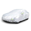 AMAZON BASICS WEATHERPROOF CAR COVER 150D OXFORD UP TO 170" DS-CC04 - SILVER - Like New