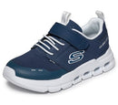 404172L Skechers for Kids Boys' Skechers Glide-Step Flow Navy/White Size 13 - Brand New