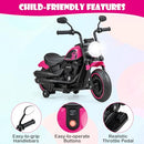 Costzon Toddler Motorcycle, 6V Battery Powered Electric Motorcycle - Pink - Brand New