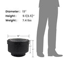 LIMOR Smokeless Fire Pit BBQ Grill 13" Wood Pellet Burning Camping - Black - Brand New