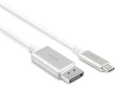 Moshi 5' USB Type C-to-DisplayPort Cable 99MO084102 - White - Like New