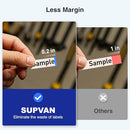 SUPVAN BLUETOOTH LABEL MAKER MACHINE SUPPORT KEYBOARD APP 30+ FONTS E11 - BLACK - Brand New