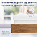 Sleep Mantra Mattress Topper Soft 100% Cotton Fabric - Full Size - 2 Pack - Like New