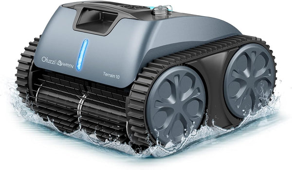 Ofuzzi Terrain 10 Cordless Robotic Pool Cleaner - BLACK/BLUE - Like New