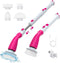 Keimi Pink Electric Spin Scrubber, 4 Heads, Extendible - - Scratch & Dent