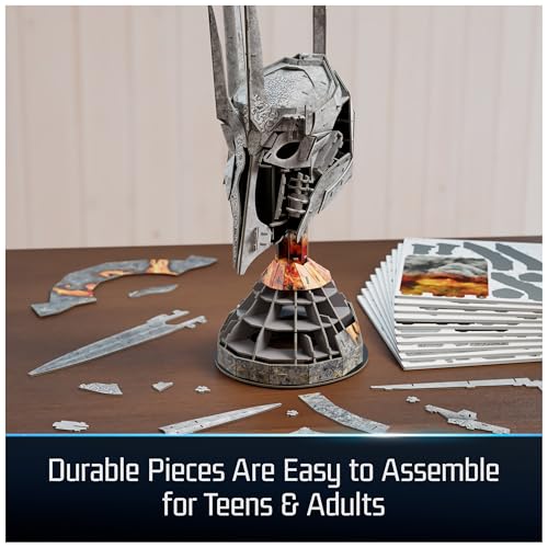4D BUILD STORE SAURON HELMET 3D MODEL KIT,  LORD OF THE RINGS, 203 PIECES - Brand New