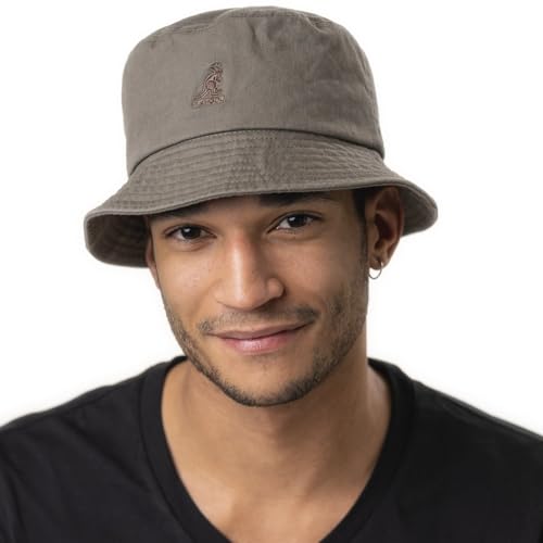 K4224HT Kangol Washed Bucket Hat, Marine Teal, Size XXL - Like New